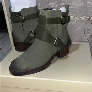 Stylish Olive Ankle Boots for Women